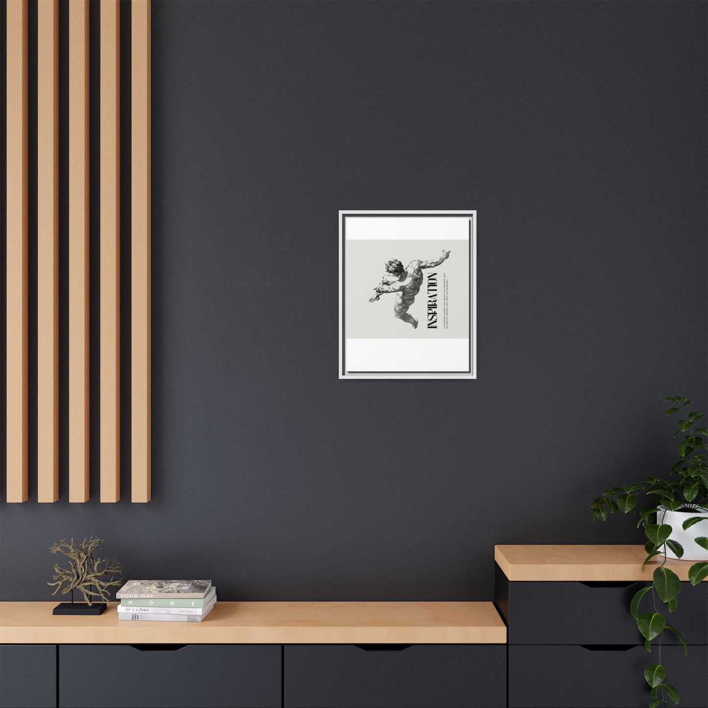 Matte Canvas, Framed (Multi-color)