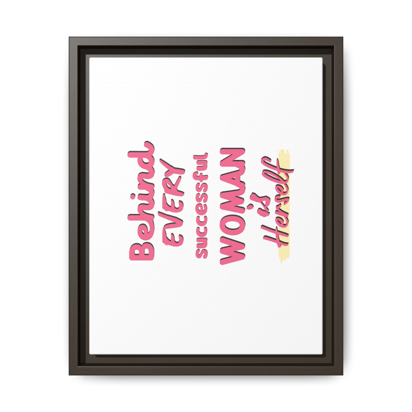 Matte Canvas, Framed (Multi-color)