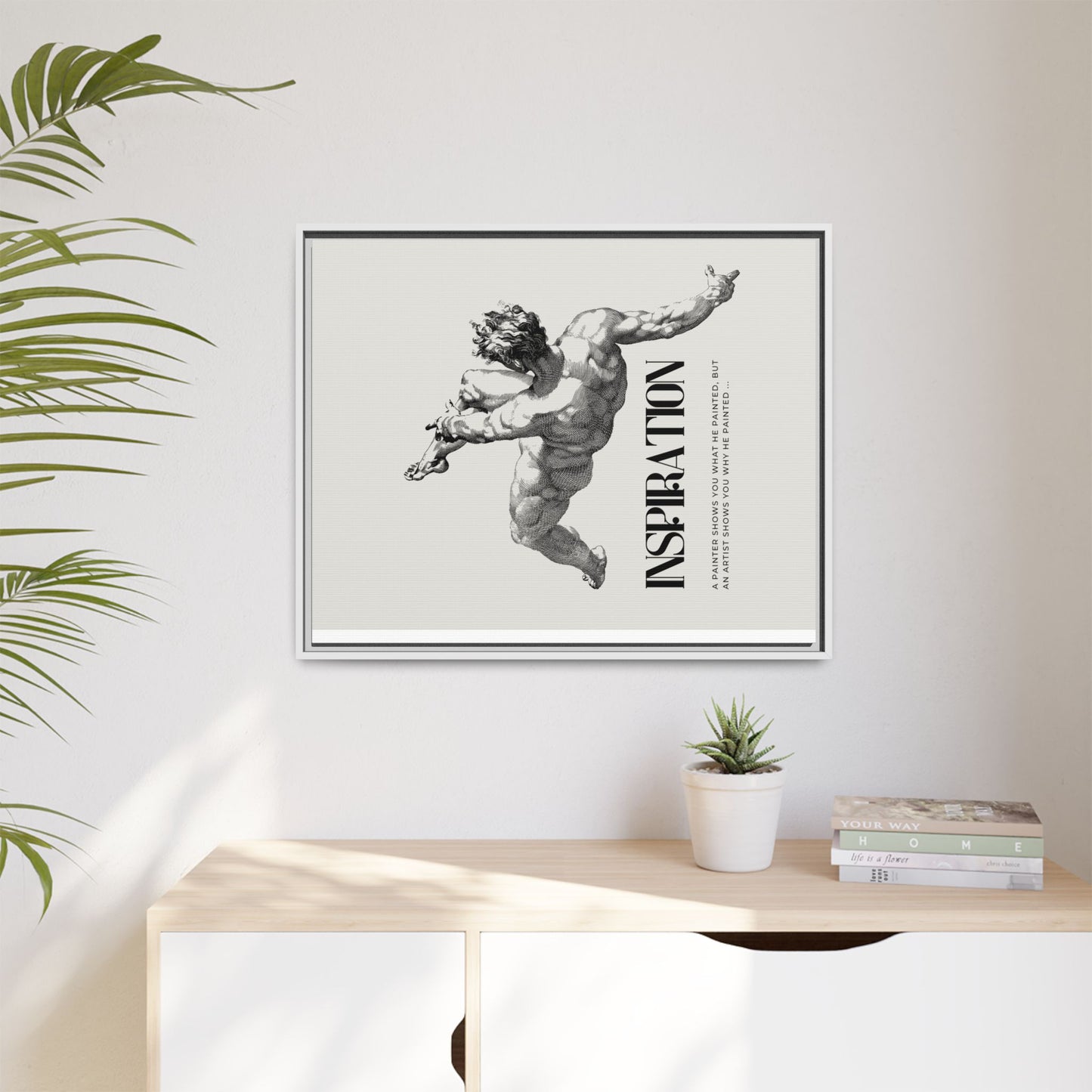 Matte Canvas, Framed (Multi-color)