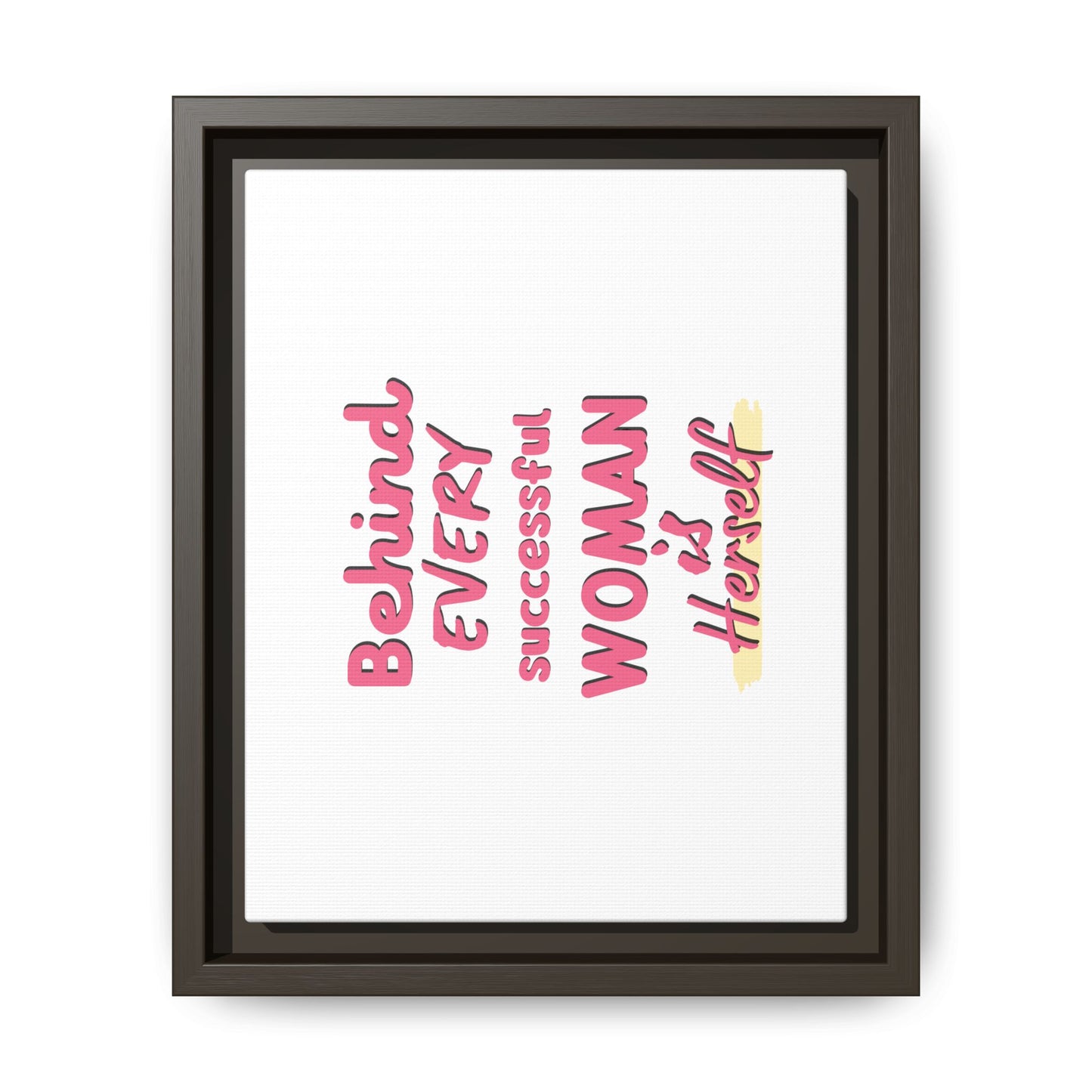 Matte Canvas, Framed (Multi-color)