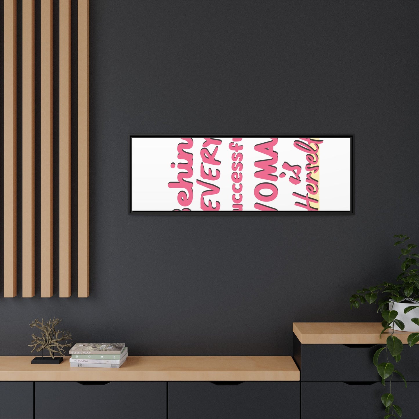 Matte Canvas, Framed (Multi-color)