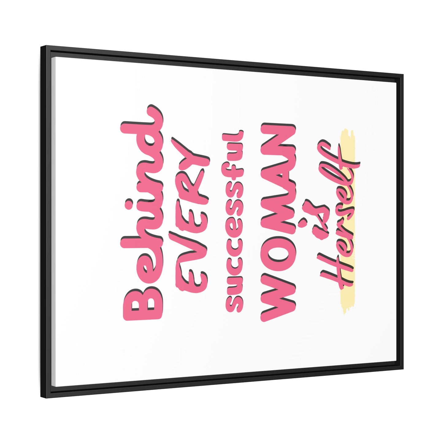 Matte Canvas, Framed (Multi-color)