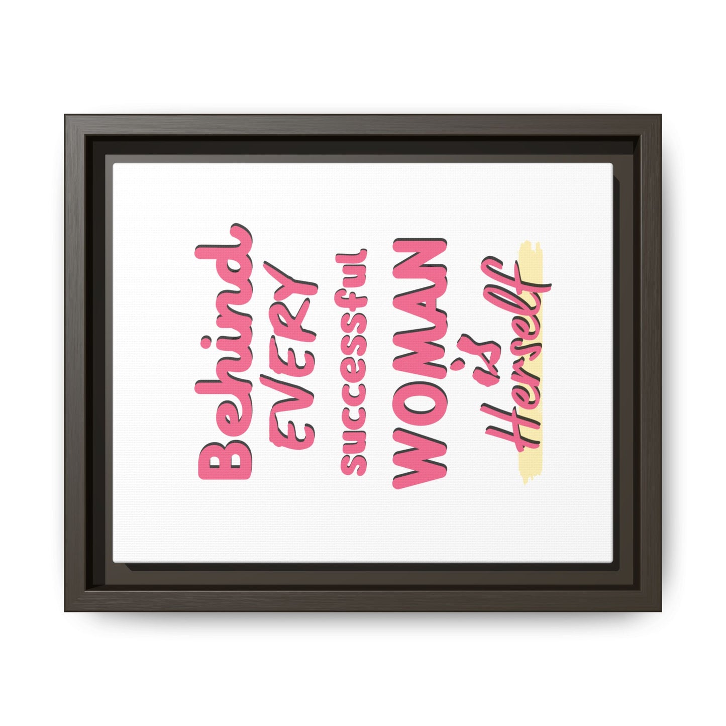 Matte Canvas, Framed (Multi-color)