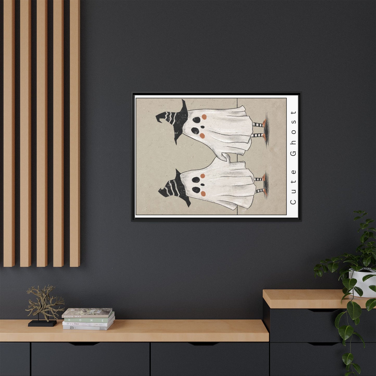 Matte Canvas, Framed (Multi-color)