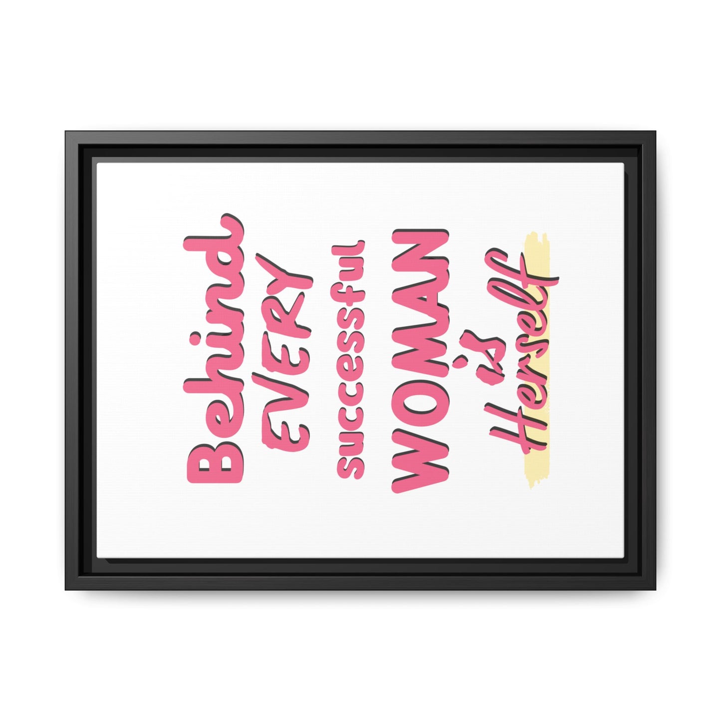 Matte Canvas, Framed (Multi-color)