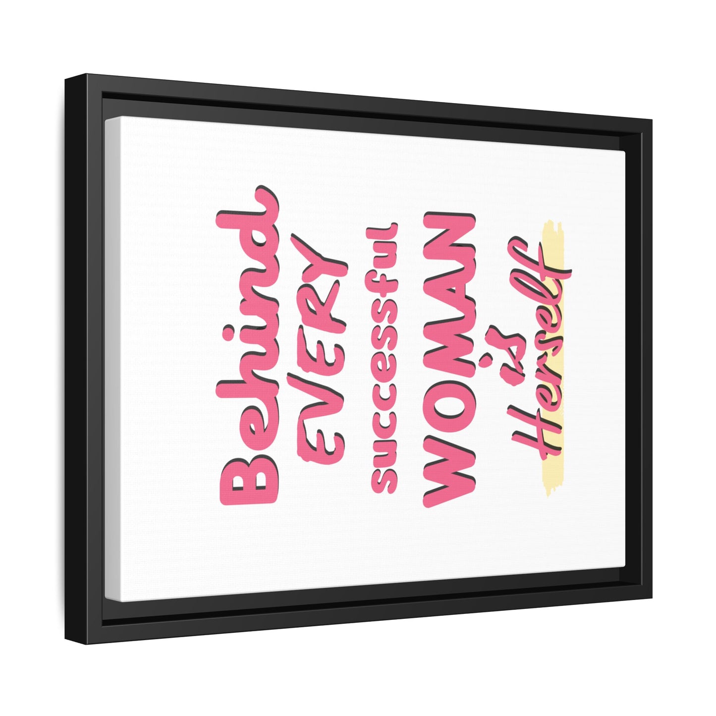 Matte Canvas, Framed (Multi-color)