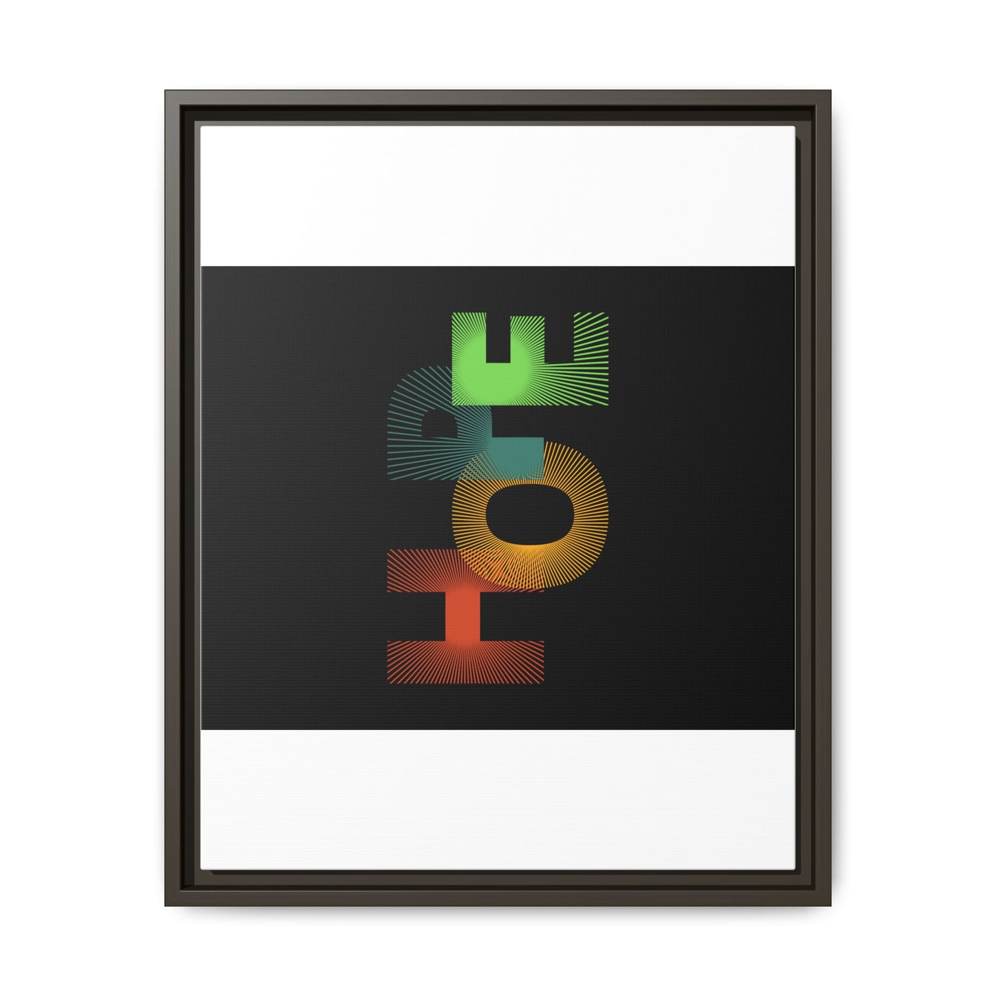 Matte Canvas, Framed (Multi-color)