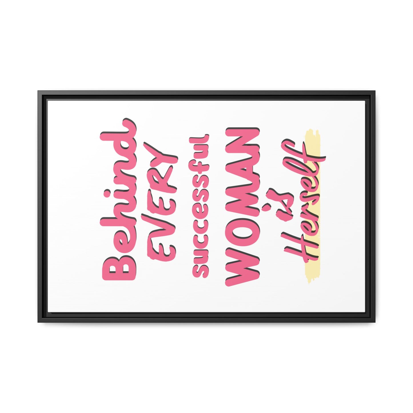 Matte Canvas, Framed (Multi-color)