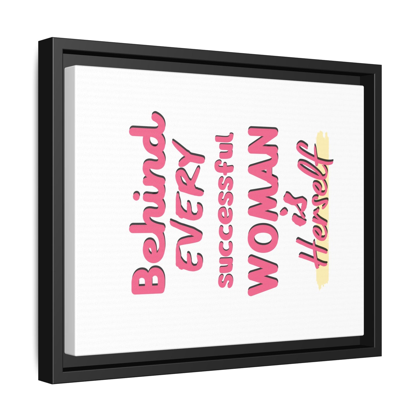 Matte Canvas, Framed (Multi-color)