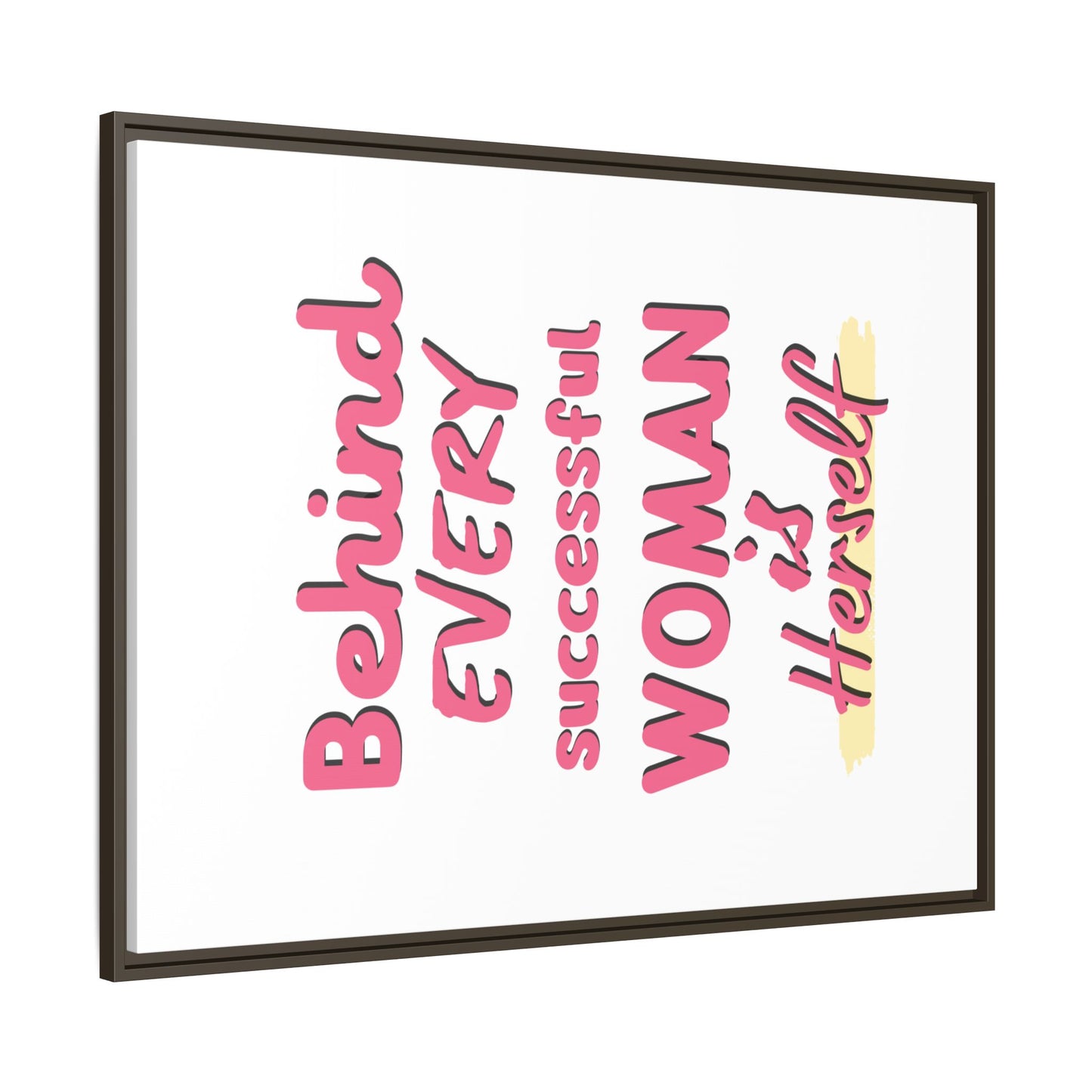 Matte Canvas, Framed (Multi-color)