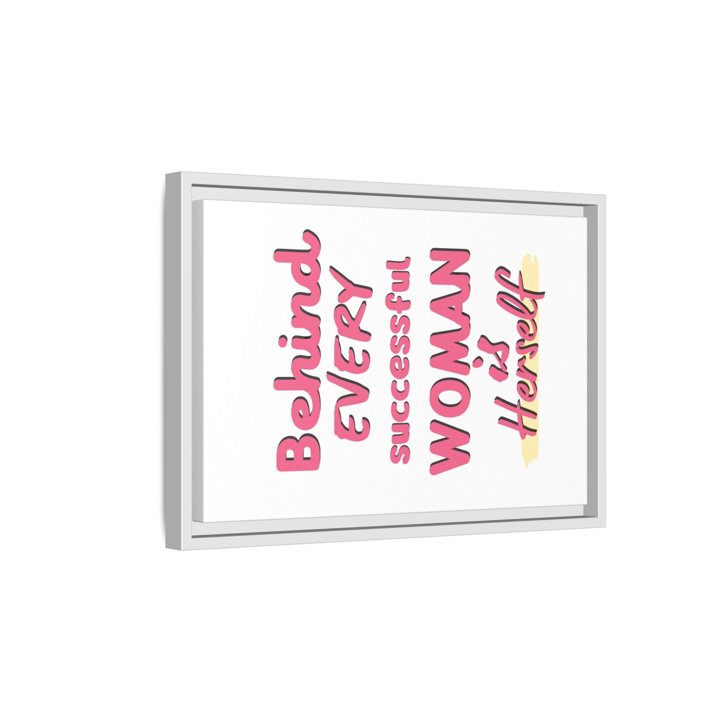 Matte Canvas, Framed (Multi-color)
