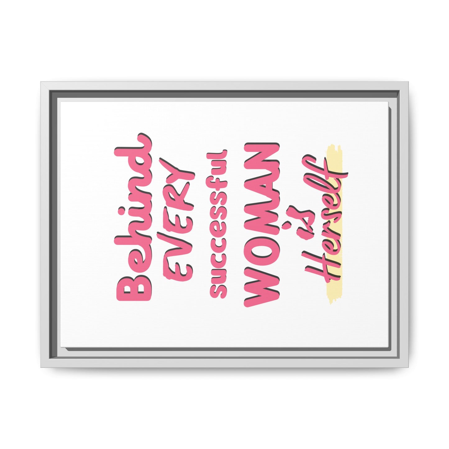 Matte Canvas, Framed (Multi-color)