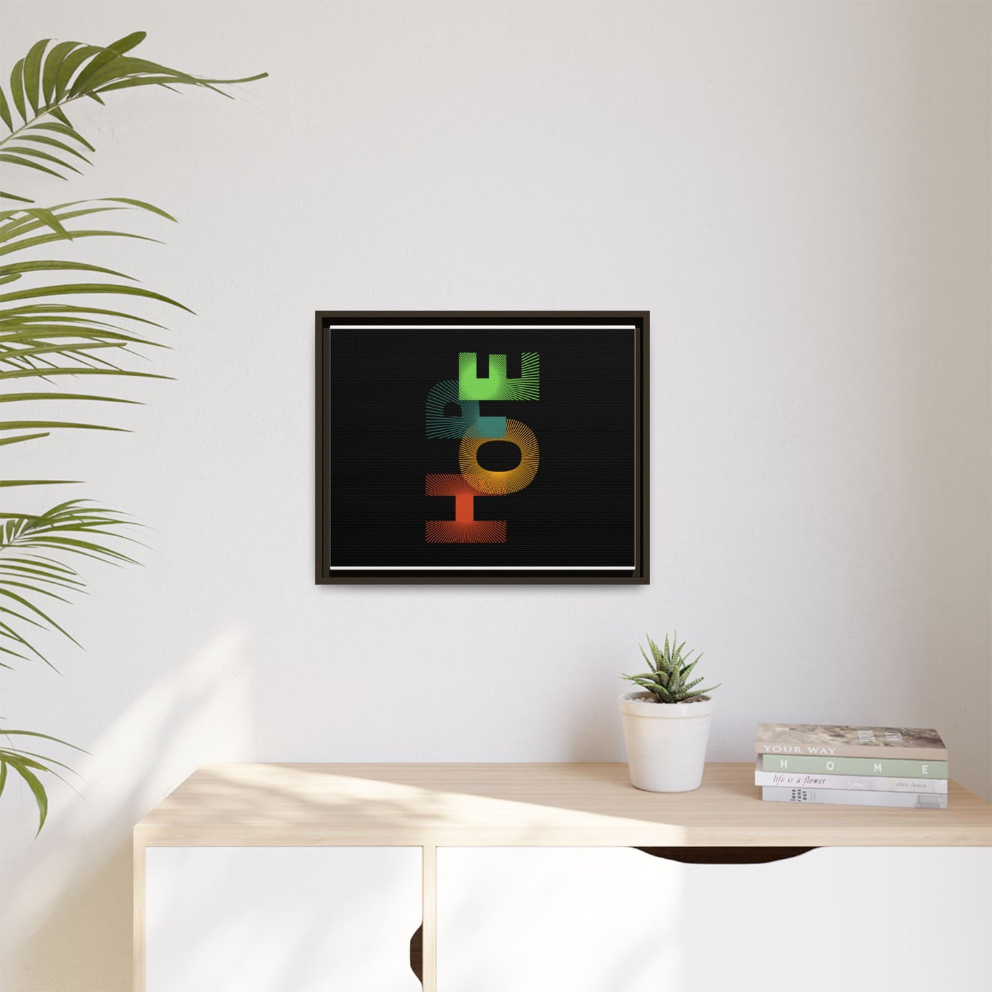 Matte Canvas, Framed (Multi-color)