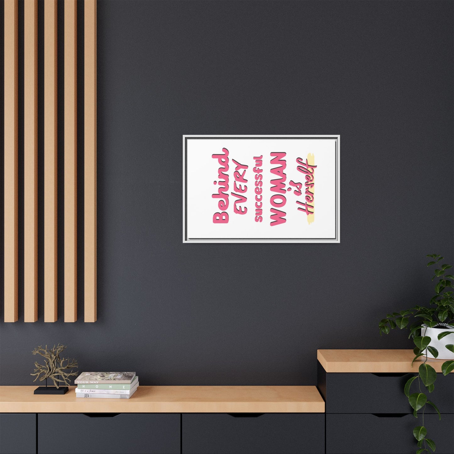 Matte Canvas, Framed (Multi-color)