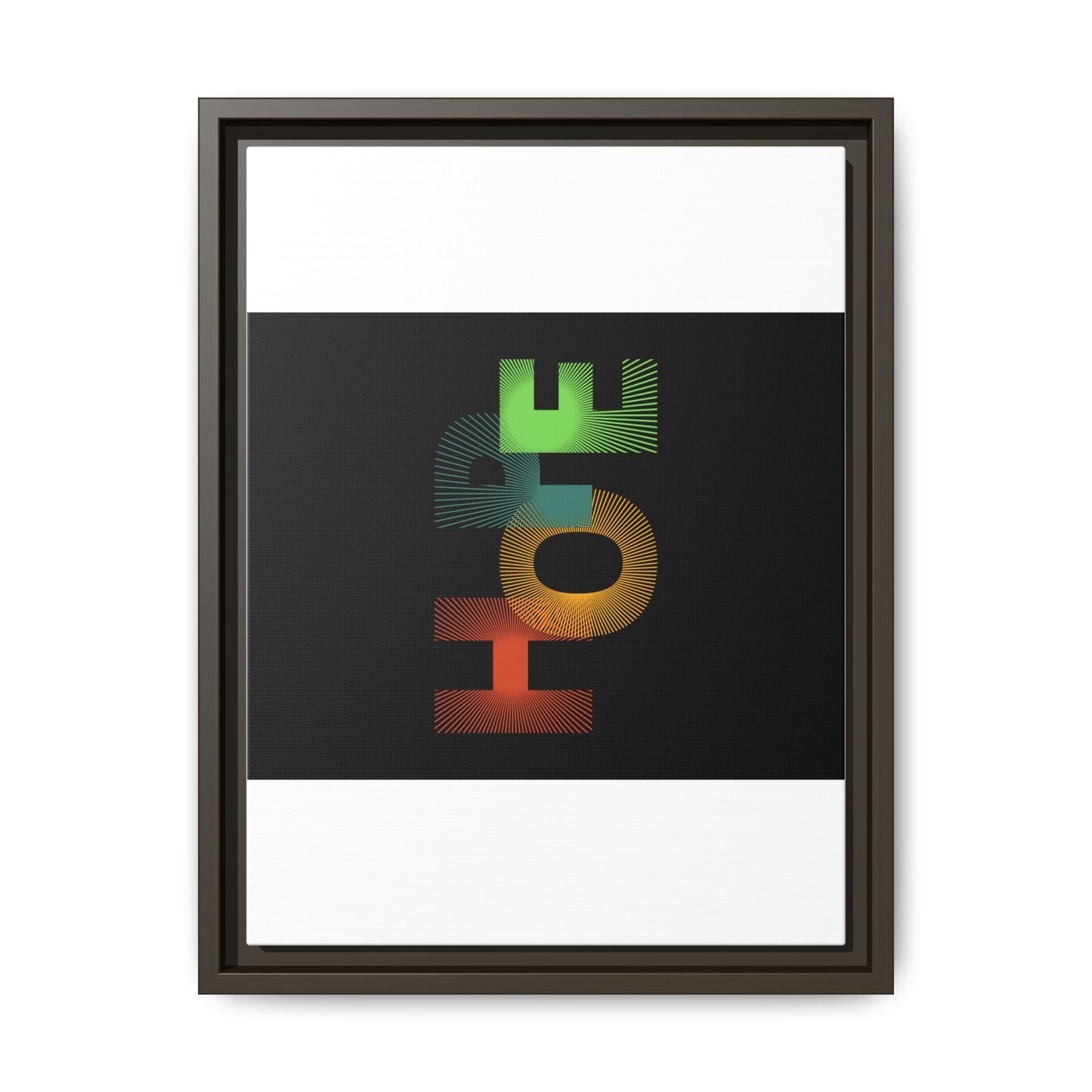 Matte Canvas, Framed (Multi-color)