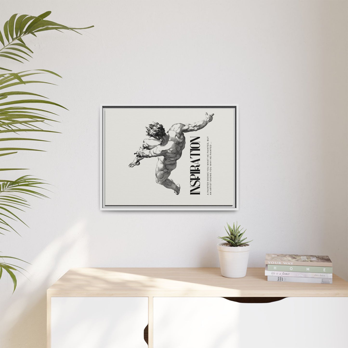 Matte Canvas, Framed (Multi-color)