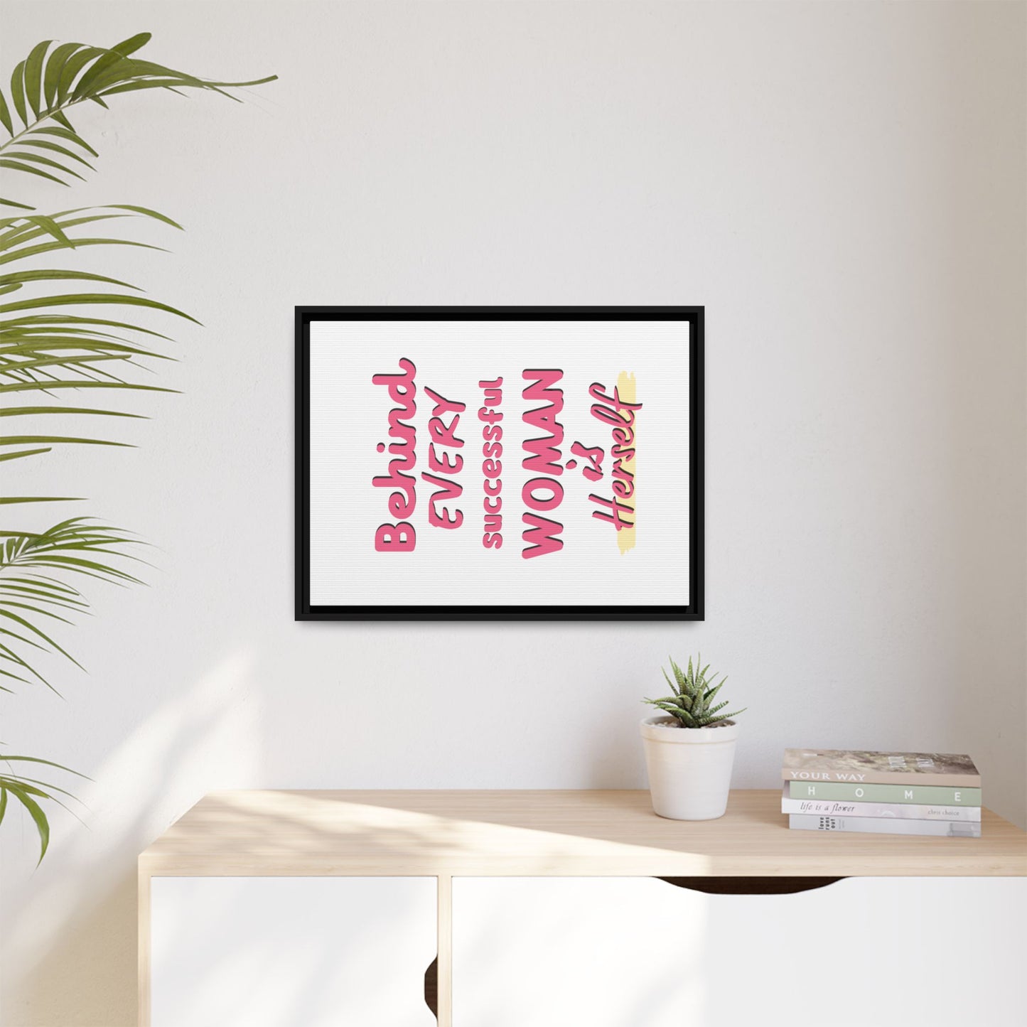 Matte Canvas, Framed (Multi-color)