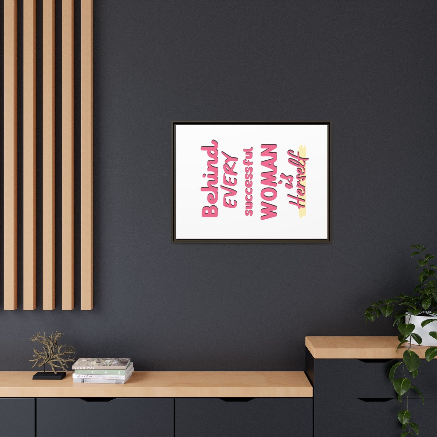 Matte Canvas, Framed (Multi-color)