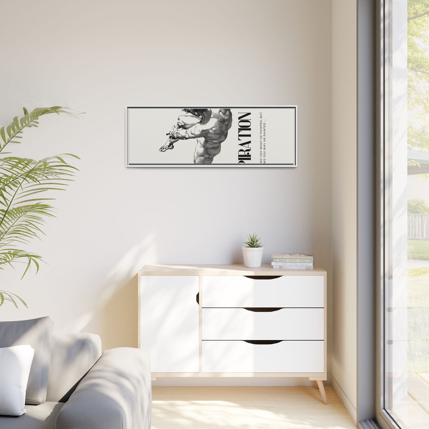 Matte Canvas, Framed (Multi-color)
