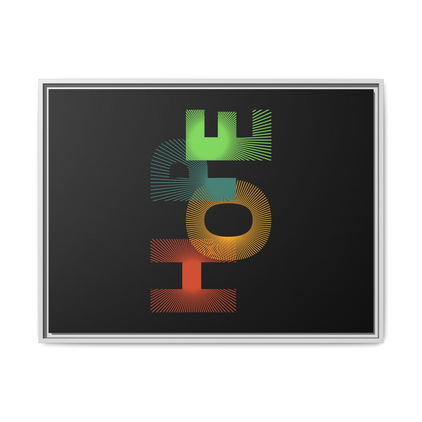 Matte Canvas, Framed (Multi-color)