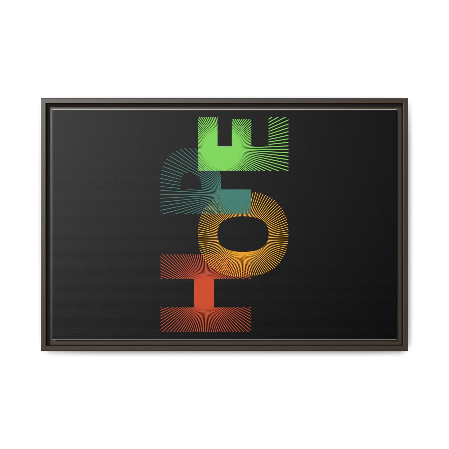 Matte Canvas, Framed (Multi-color)