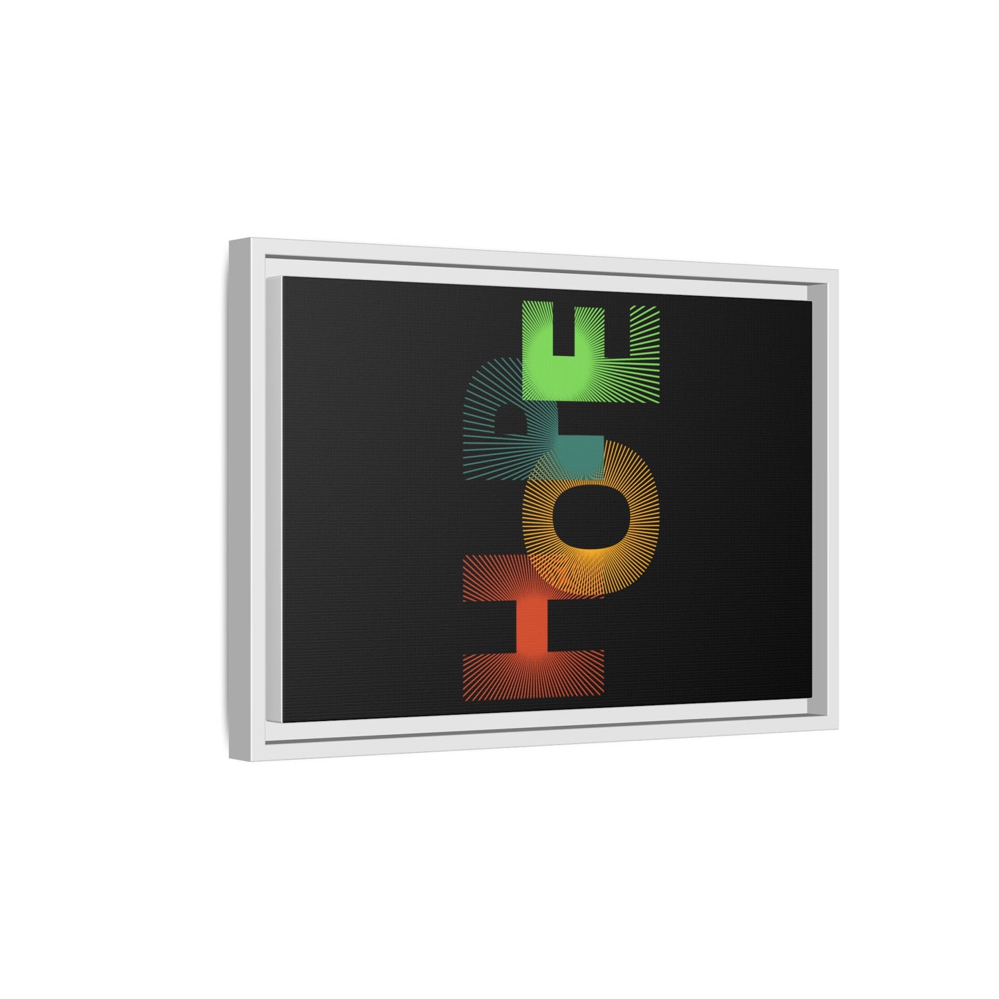 Matte Canvas, Framed (Multi-color)