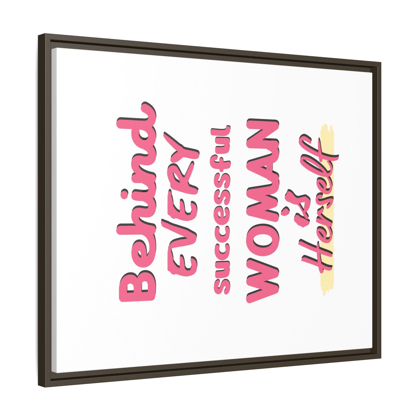 Matte Canvas, Framed (Multi-color)