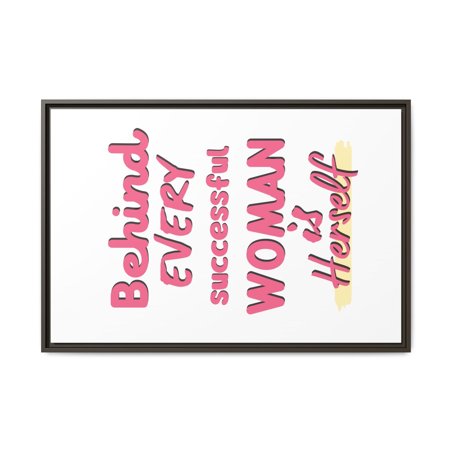 Matte Canvas, Framed (Multi-color)