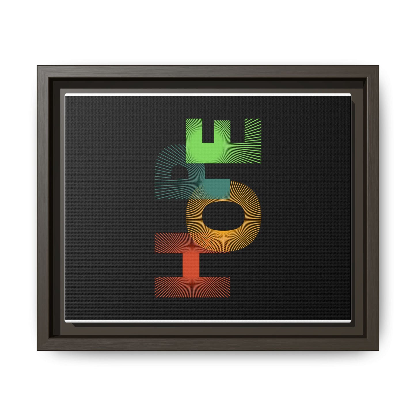 Matte Canvas, Framed (Multi-color)