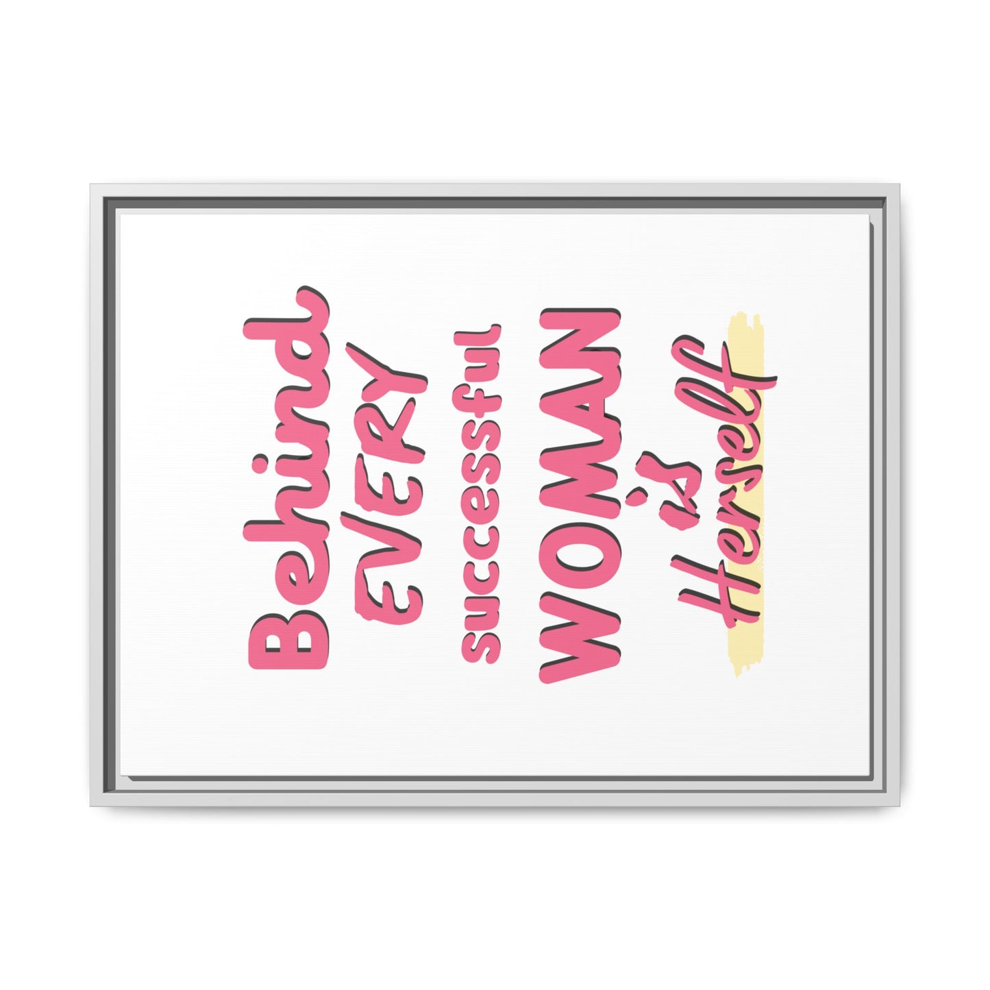 Matte Canvas, Framed (Multi-color)