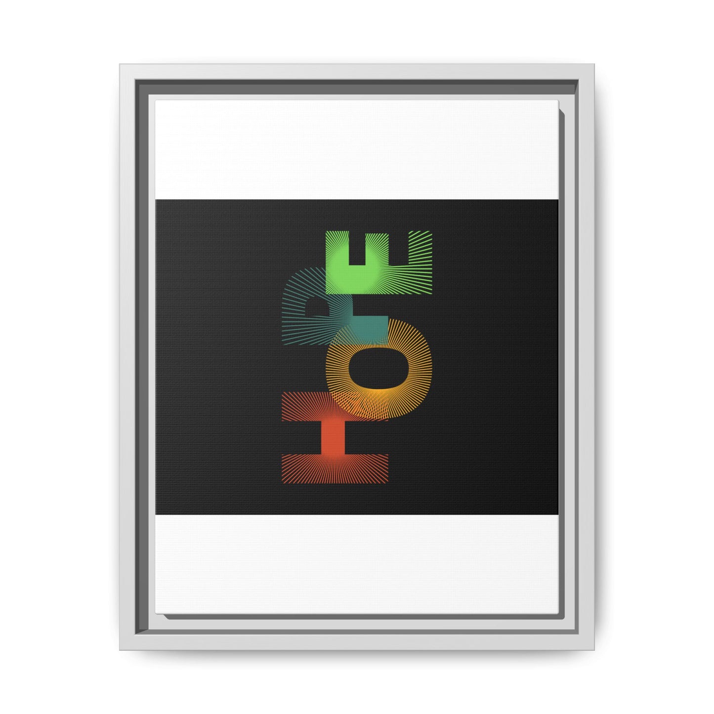 Matte Canvas, Framed (Multi-color)