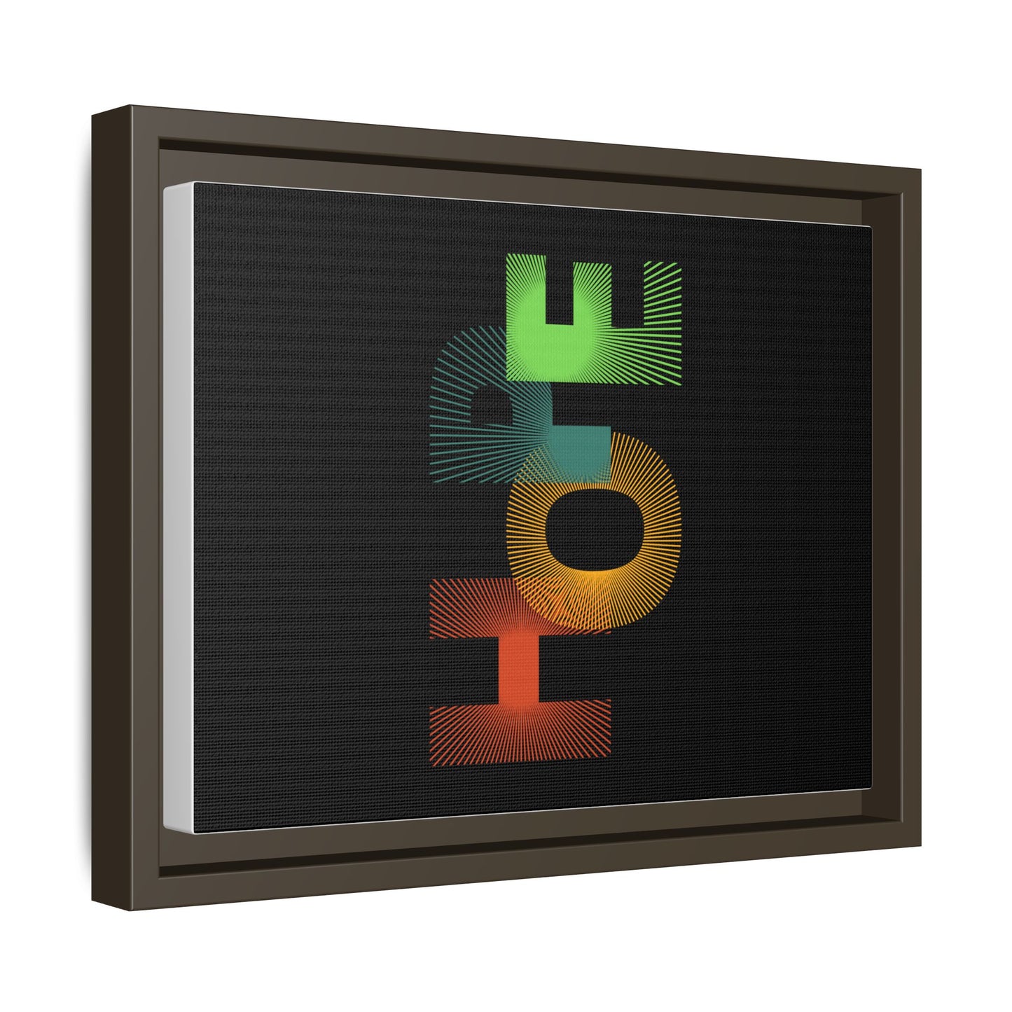 Matte Canvas, Framed (Multi-color)