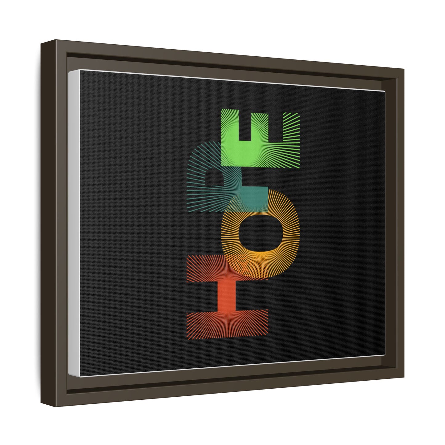 Matte Canvas, Framed (Multi-color)