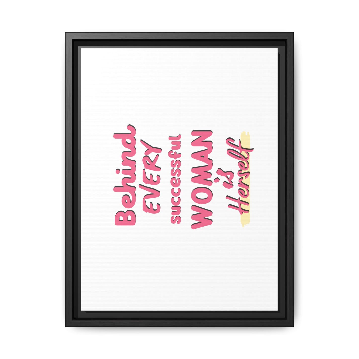 Matte Canvas, Framed (Multi-color)