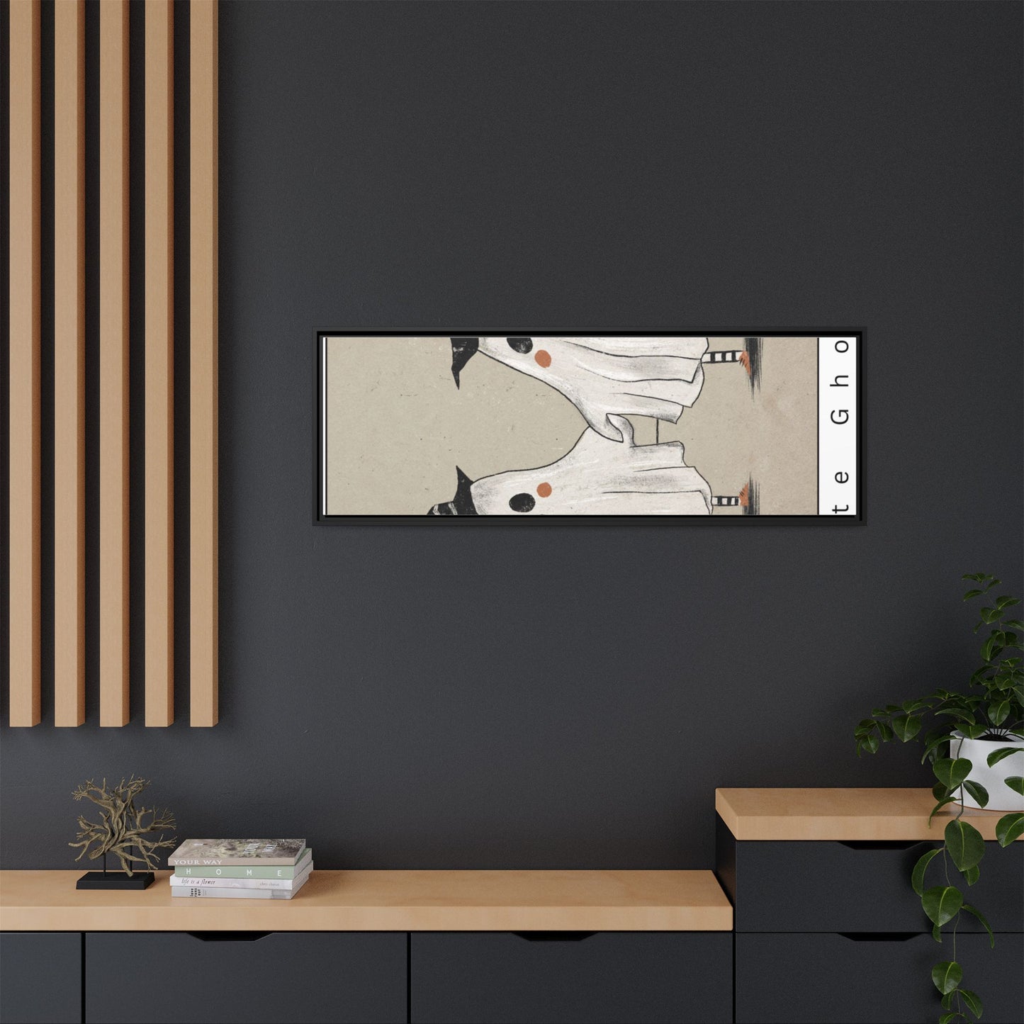 Matte Canvas, Framed (Multi-color)