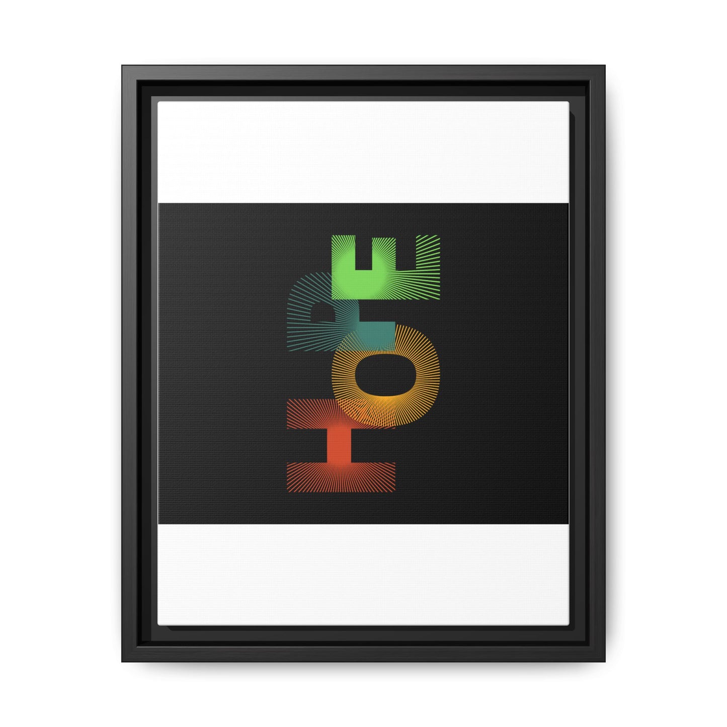 Matte Canvas, Framed (Multi-color)