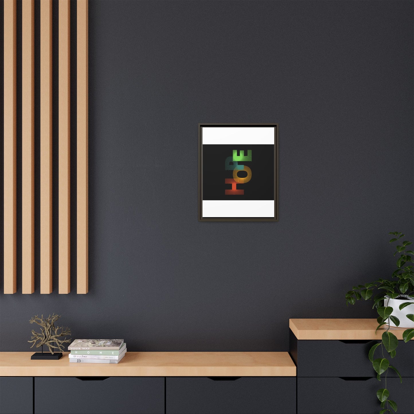 Matte Canvas, Framed (Multi-color)