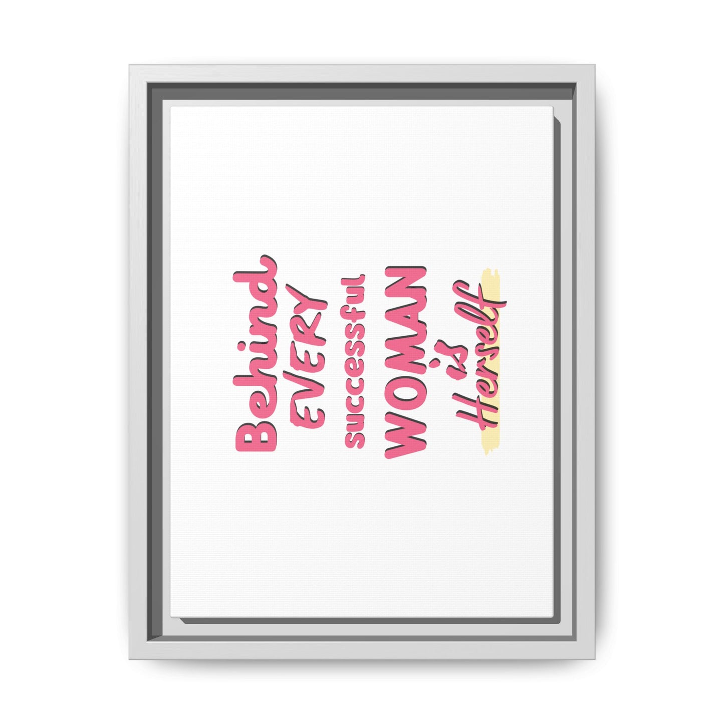 Matte Canvas, Framed (Multi-color)