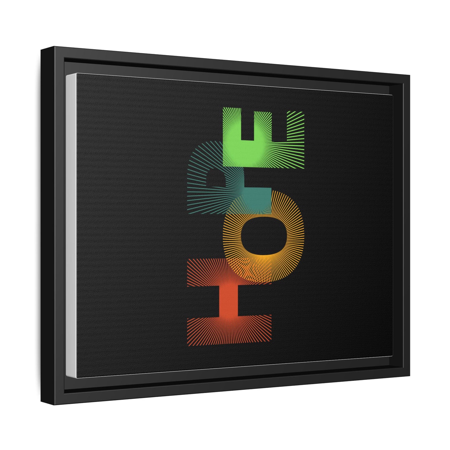 Matte Canvas, Framed (Multi-color)