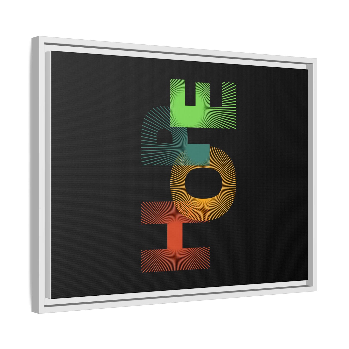 Matte Canvas, Framed (Multi-color)