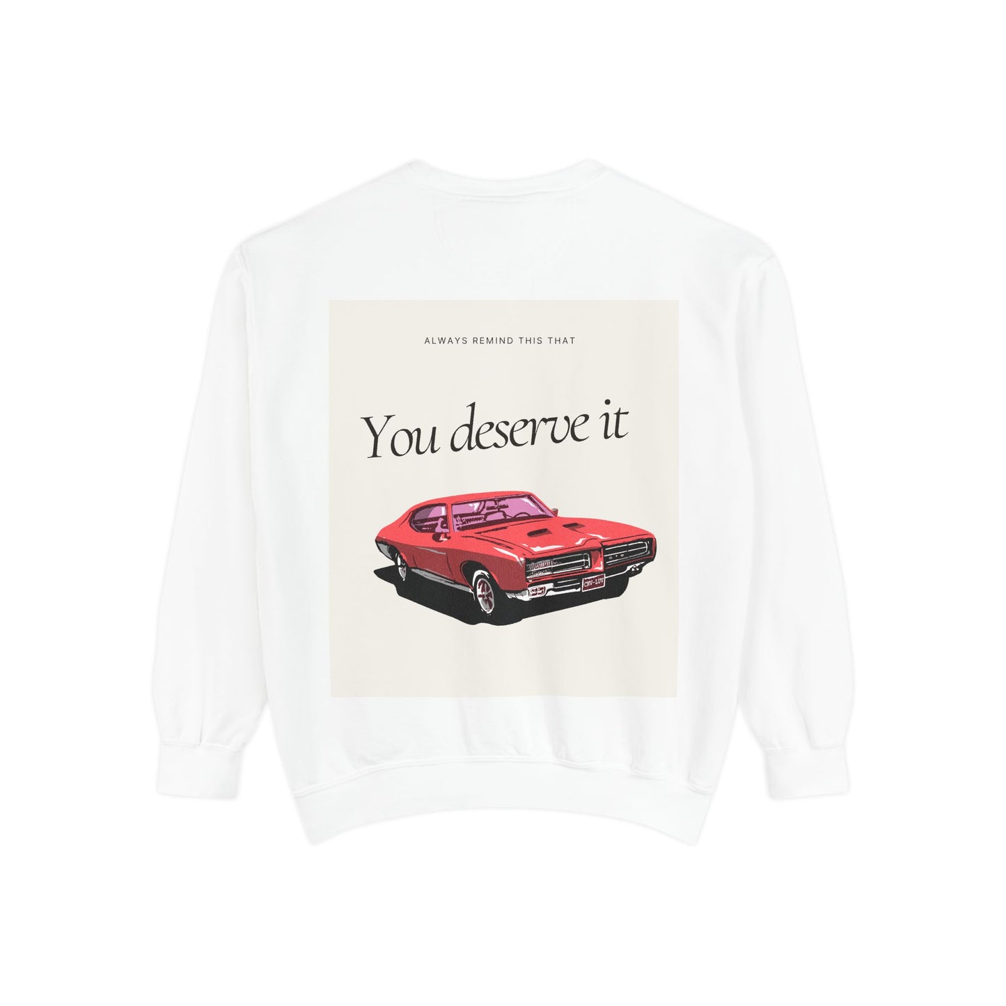 Motivational Unisex Sweatshirt | Everyday Cozy Wear, Inspirational Gift, Casual Outerwear, Perfect for Relaxation, Self-Care, Encouragement
