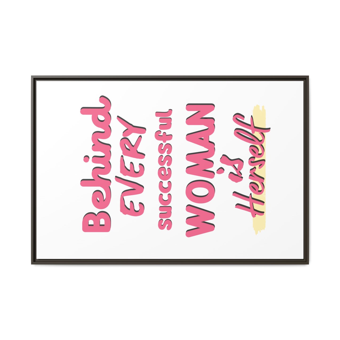 Matte Canvas, Framed (Multi-color)