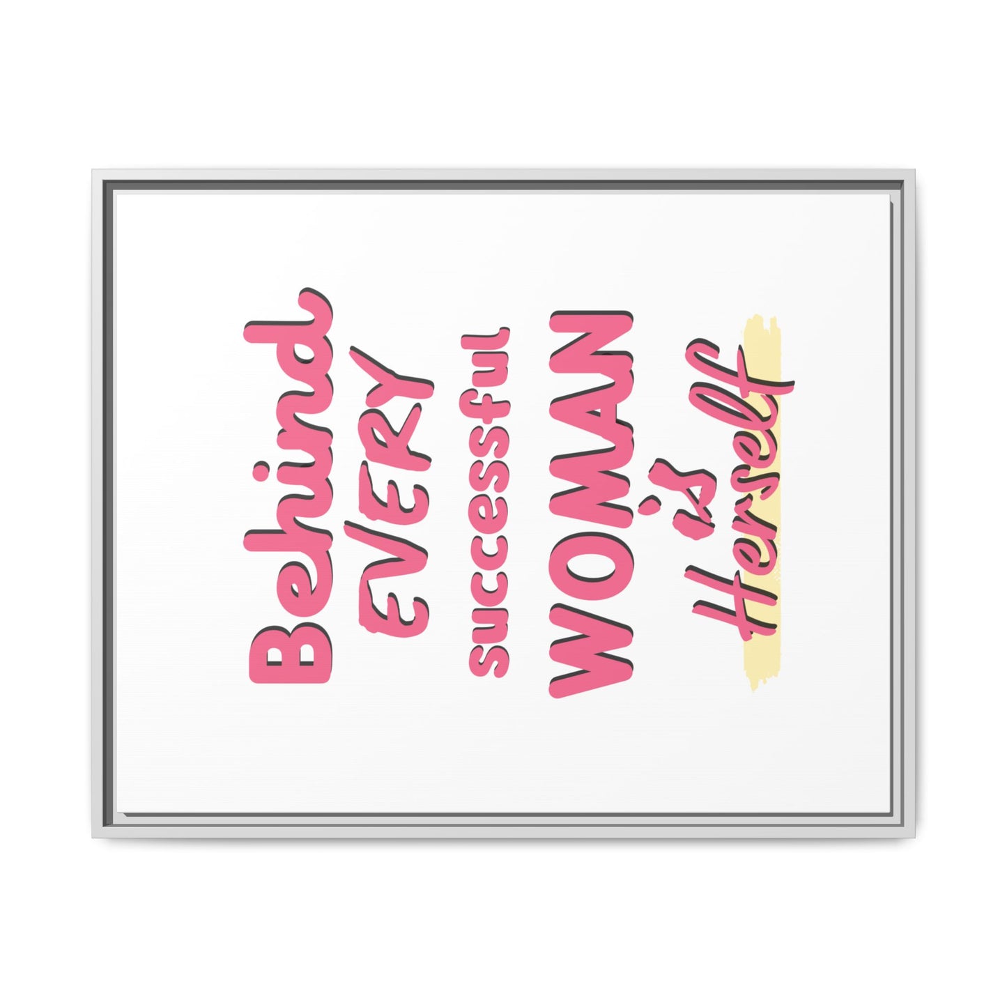 Matte Canvas, Framed (Multi-color)