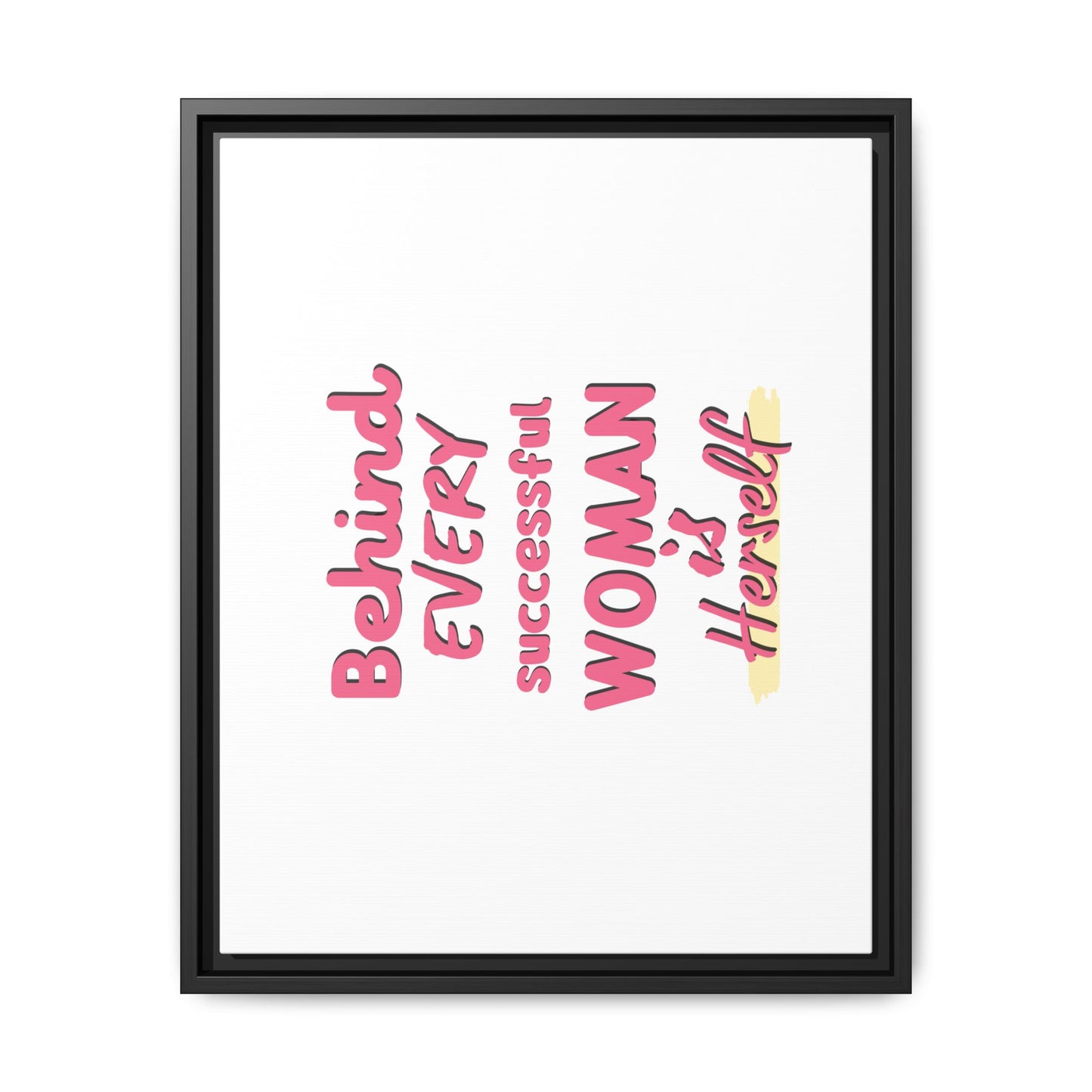 Matte Canvas, Framed (Multi-color)