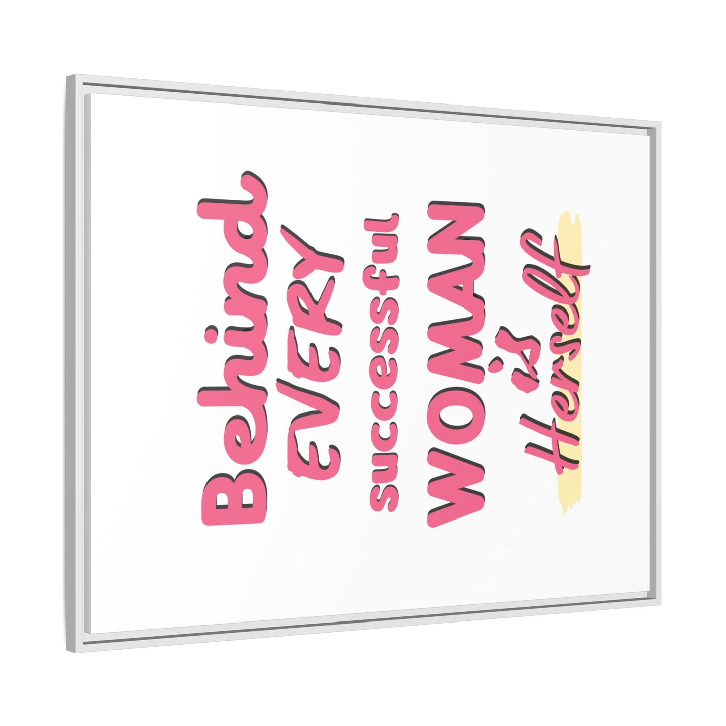 Matte Canvas, Framed (Multi-color)