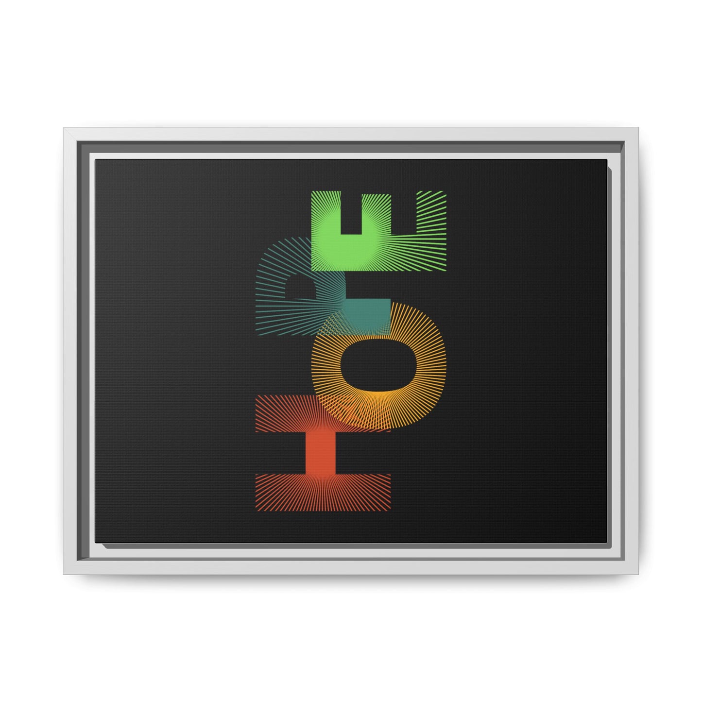 Matte Canvas, Framed (Multi-color)