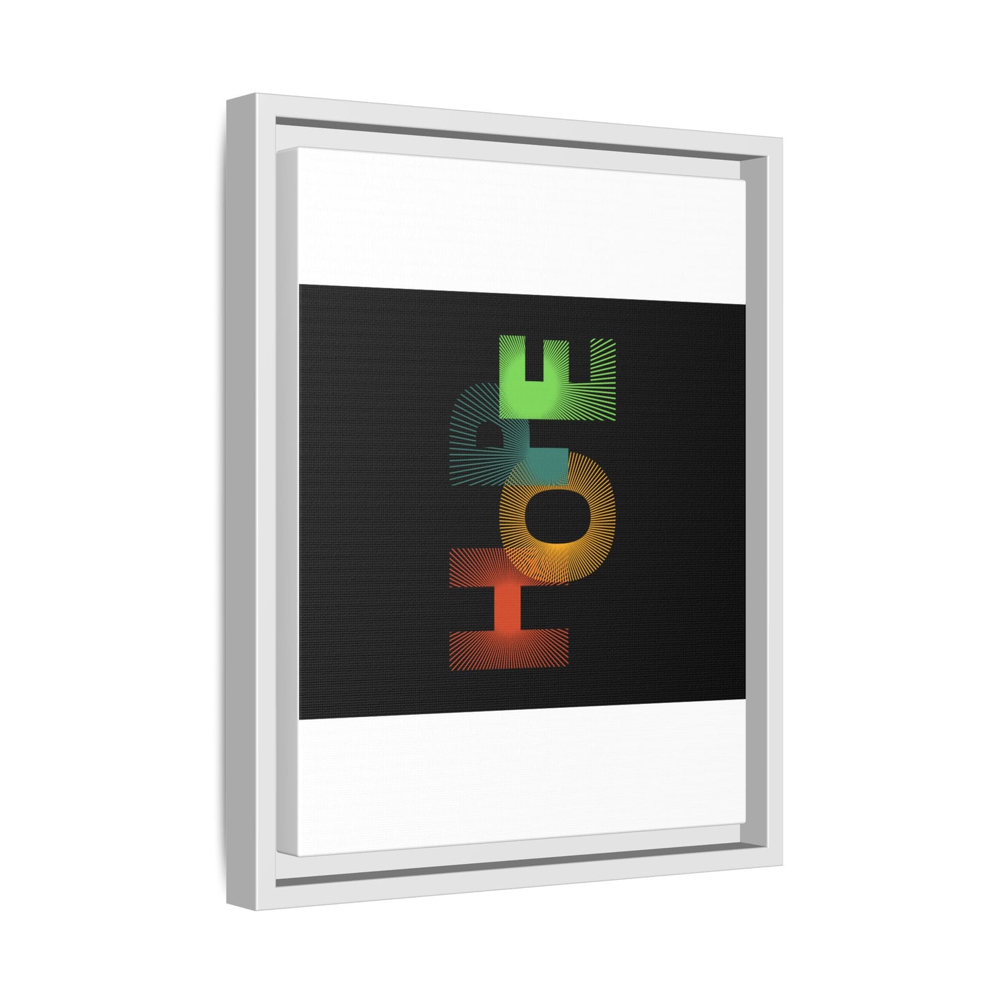 Matte Canvas, Framed (Multi-color)