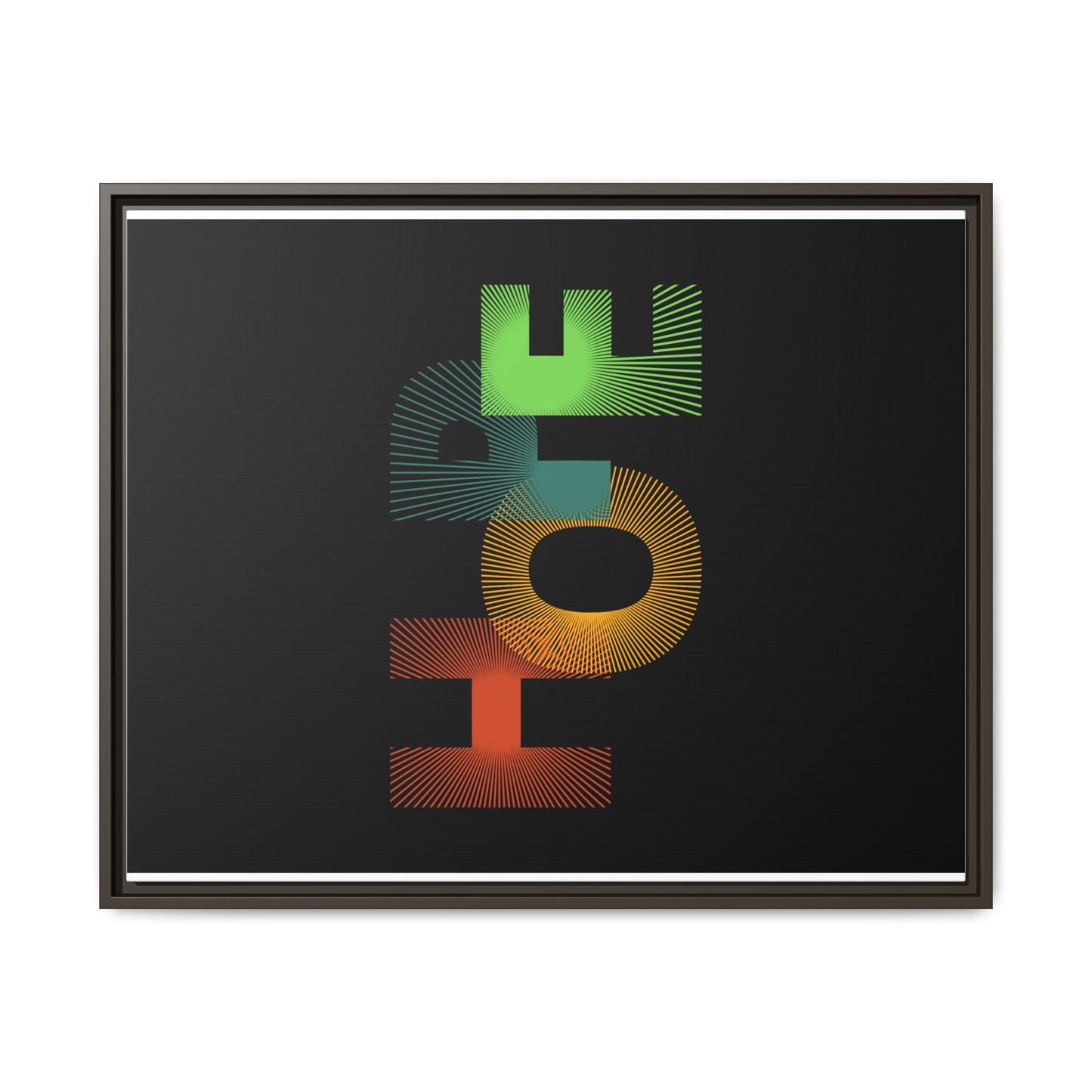 Matte Canvas, Framed (Multi-color)