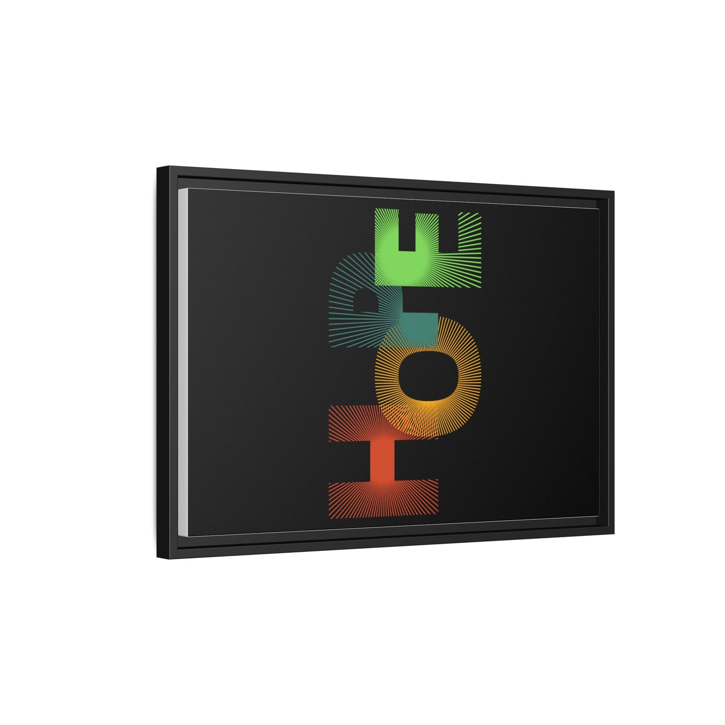 Matte Canvas, Framed (Multi-color)