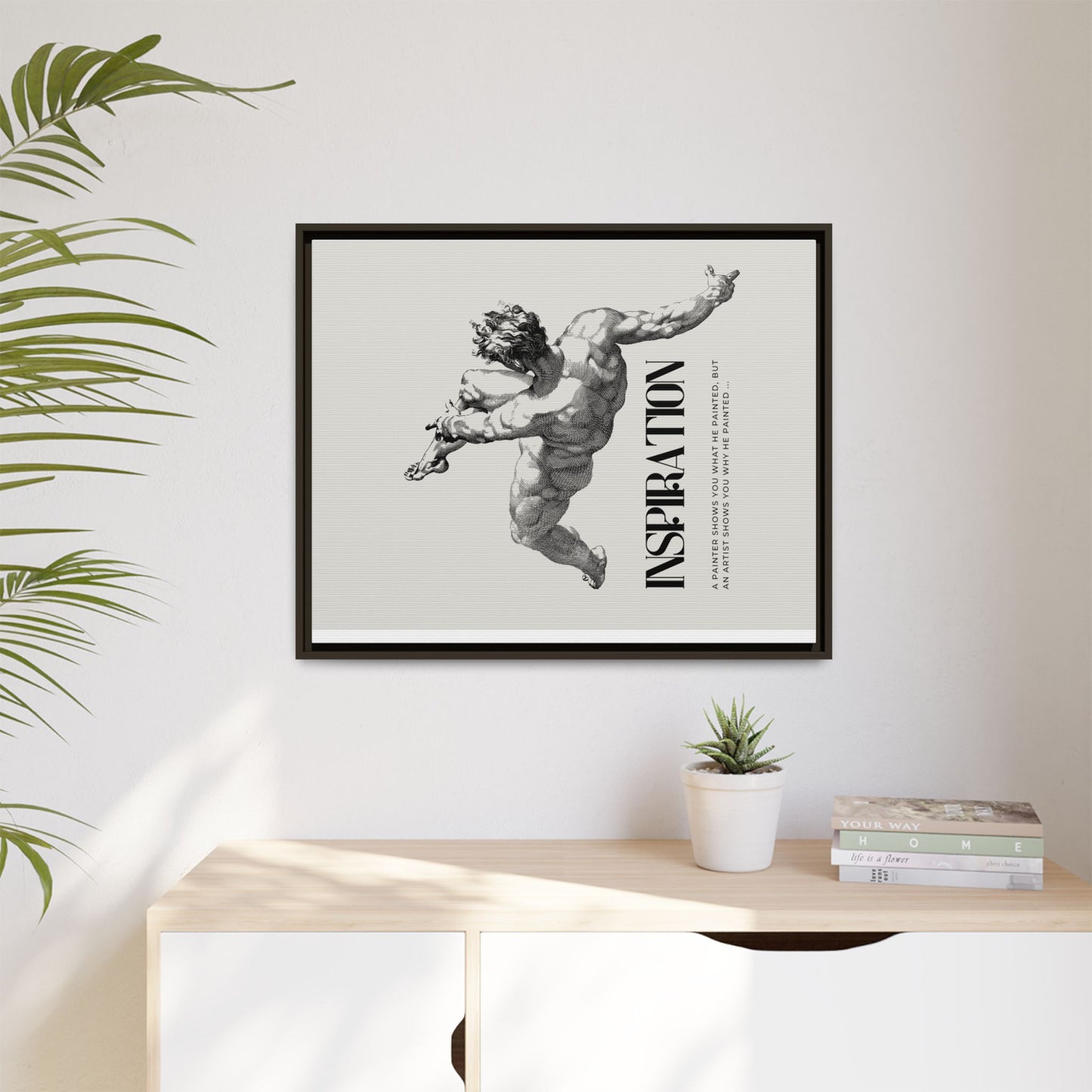 Matte Canvas, Framed (Multi-color)
